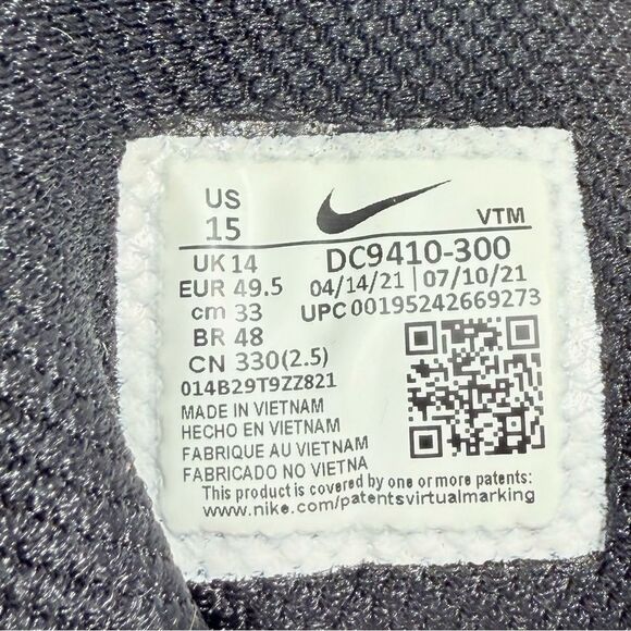 Nike Air Max Genome White Clear Emerald Black Athletic Lace Up Sneakers - Picture 15 of 15